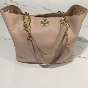 Tory Burch Blush Leather Handbag